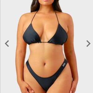 Blackbough swim martini set in noir